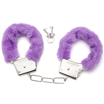 Metal Bondage Handcuffs with Plush Lining (Wholesale)