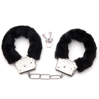 Metal Bondage Handcuffs with Plush Lining (Wholesale)