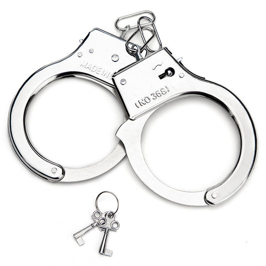 Metal Bondage Handcuffs with Plush Lining (Wholesale)