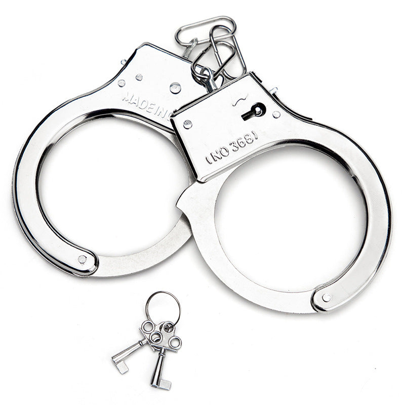 Metal Bondage Handcuffs with Plush Lining (Wholesale)